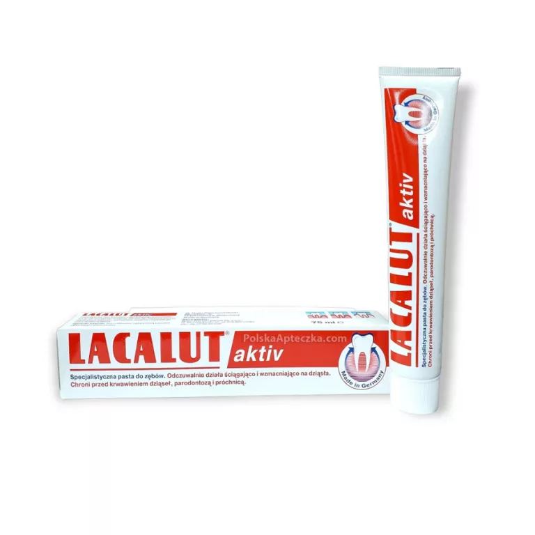 LACALUT AKTIV PASTA DO ZĘBÓW PARADONTOZA 75 ML