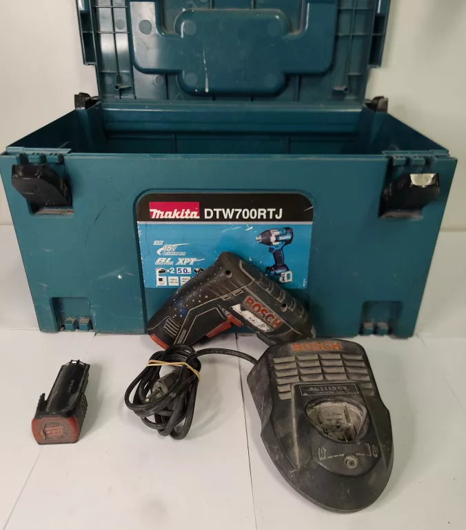 WKRĘTAK BOSCH GSR PRODRIVE + 2 AKU + ŁADOWARKA + WALIZKA
