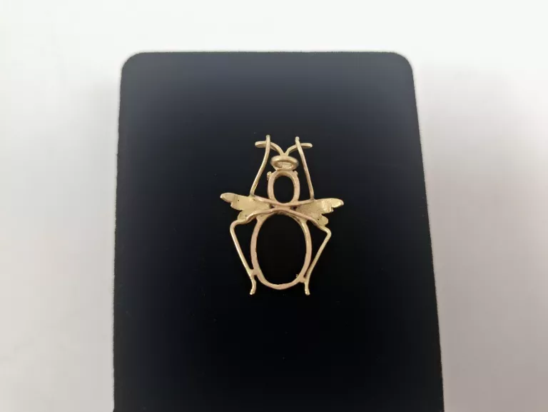ZŁOTY ODLEW ROBAKA 585P 2.86G