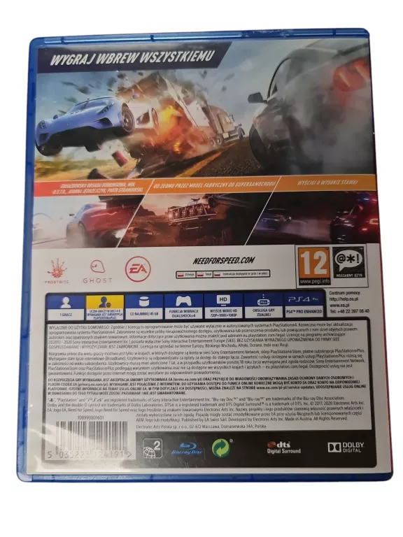 GRA NEED FOR SPEED PAYBACK PLAYSTATION 4 PS4
