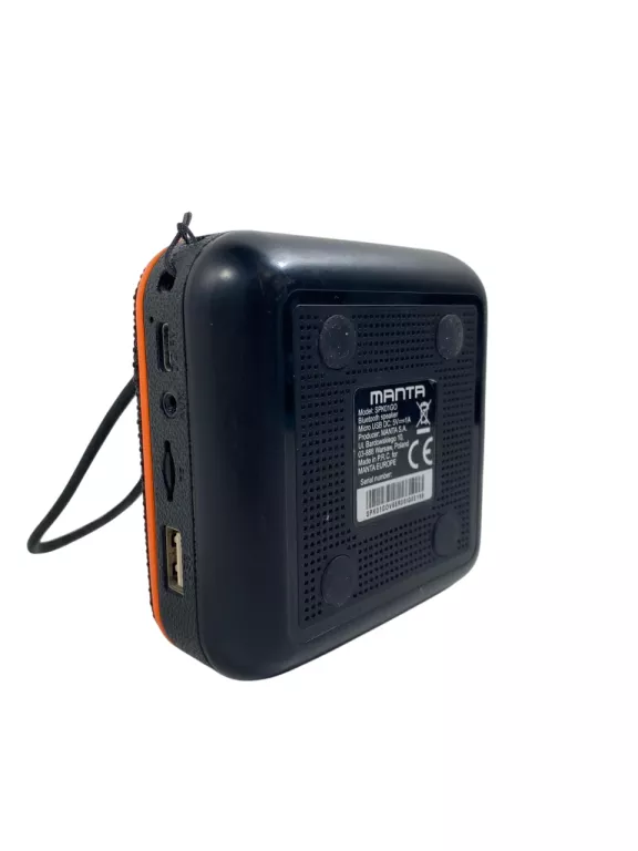 GŁOŚNIK BLUETOOTH BEZPRZEWODOWY Z RADIEM MANTA SPK01G