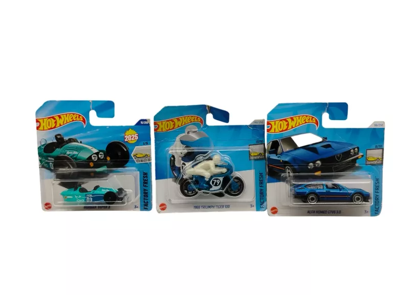 ZESTAW SAMOCHODÓW HOT WHEELS 3 RODZAJE