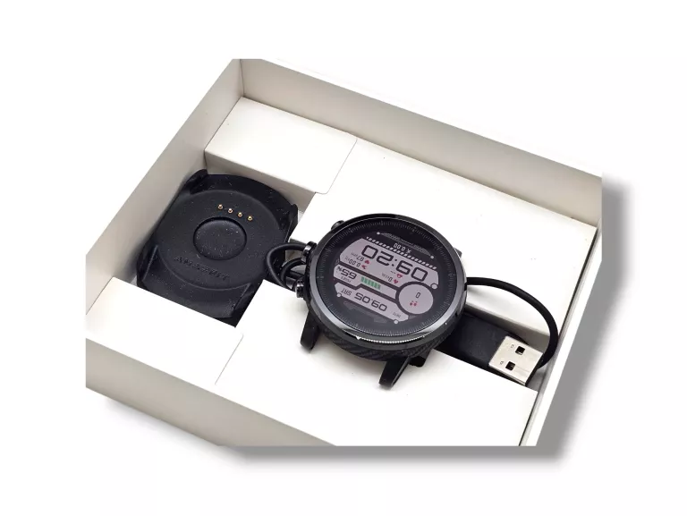SMARTWATCH AMAZFIT STRATOS CZARNY/W PUDEŁKU