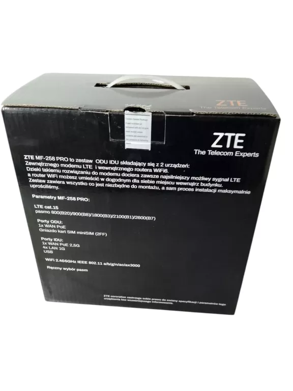 ROUTER ZTE MF258 PRO ODU-IDU NOOOOWY