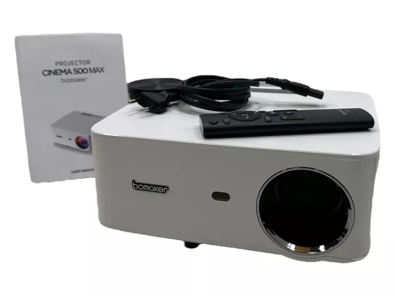 PROJEKTOR BOMAKER CINEMA 500 MAX + PILOT + KABLE