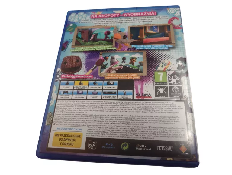 GRA PS4 LITTLE BIG PLANET 3