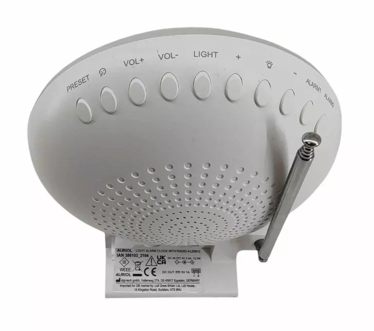 RADIO SIECIOWE DAB+, FM AURIOL LIGHT RADIOBUDZIK 4-LD5812