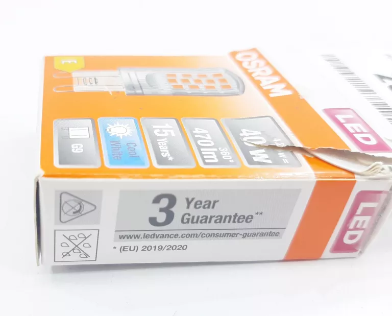 ŻARÓWKA OSRAM LED G9 KAPSUŁKA 4,2W = 40W 4000K
