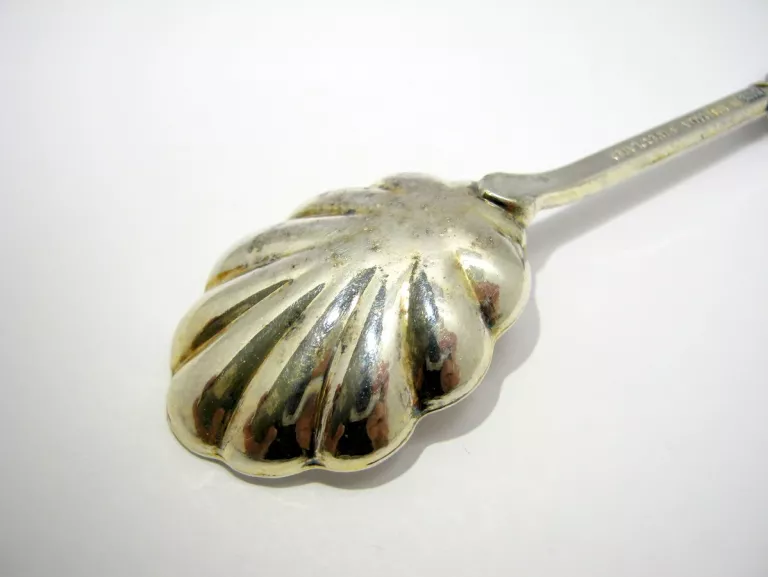 KOLEKCJONERSKA ŁYŻECZKA POSREBRZANA CAMEO SILVERPLATES UNIKAT!
