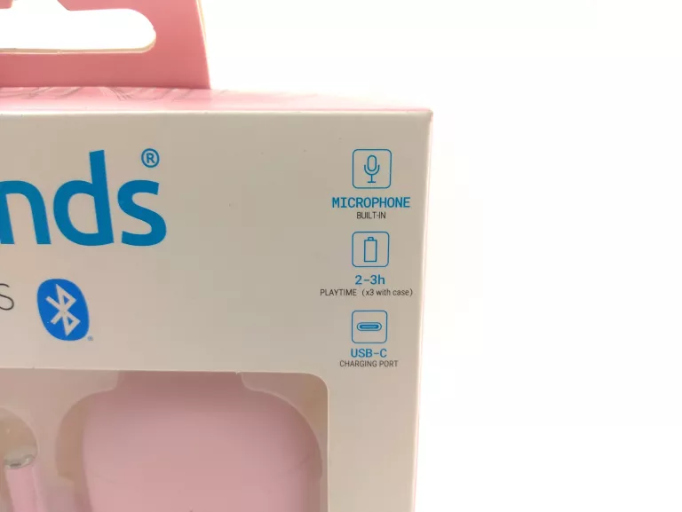 SŁUCHAWKI DASOUNDS BEZPRZEWODOWE DOUSZNE RÓŻOWE