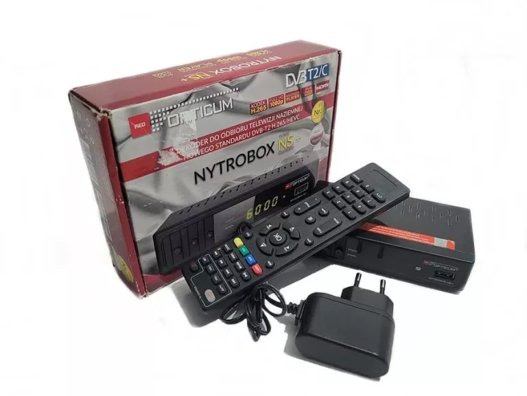 DEKODER DVB T2/C OPTICUM NYTRO BOX NS EAN ZESTAW