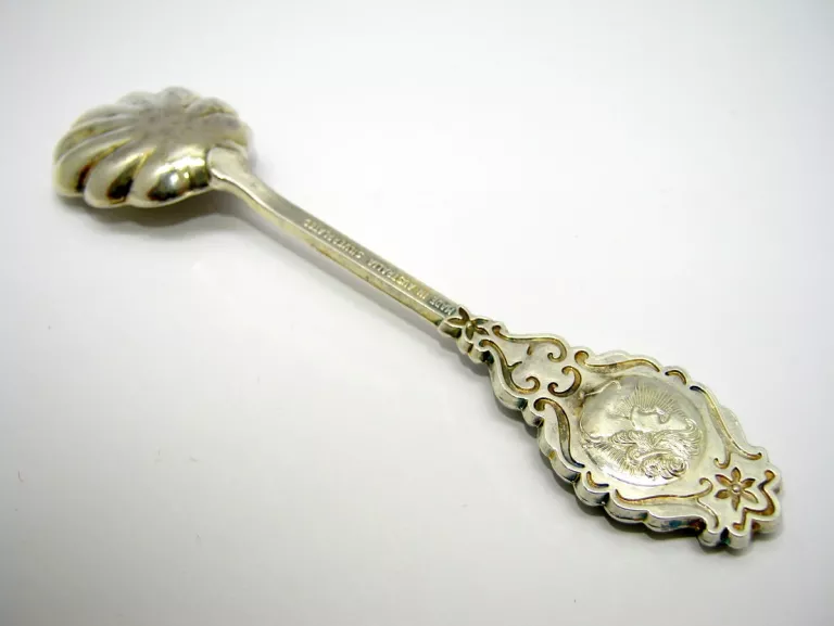 KOLEKCJONERSKA ŁYŻECZKA POSREBRZANA CAMEO SILVERPLATES UNIKAT!