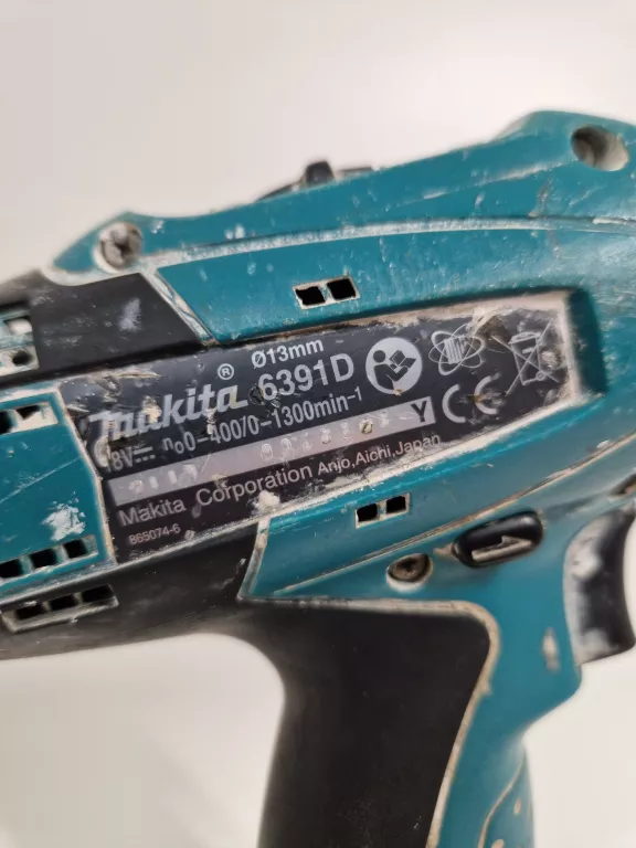 WIERTARKO-WKRĘTARKA MAKITA 6391D ŁADOWARKA + WALIZKA