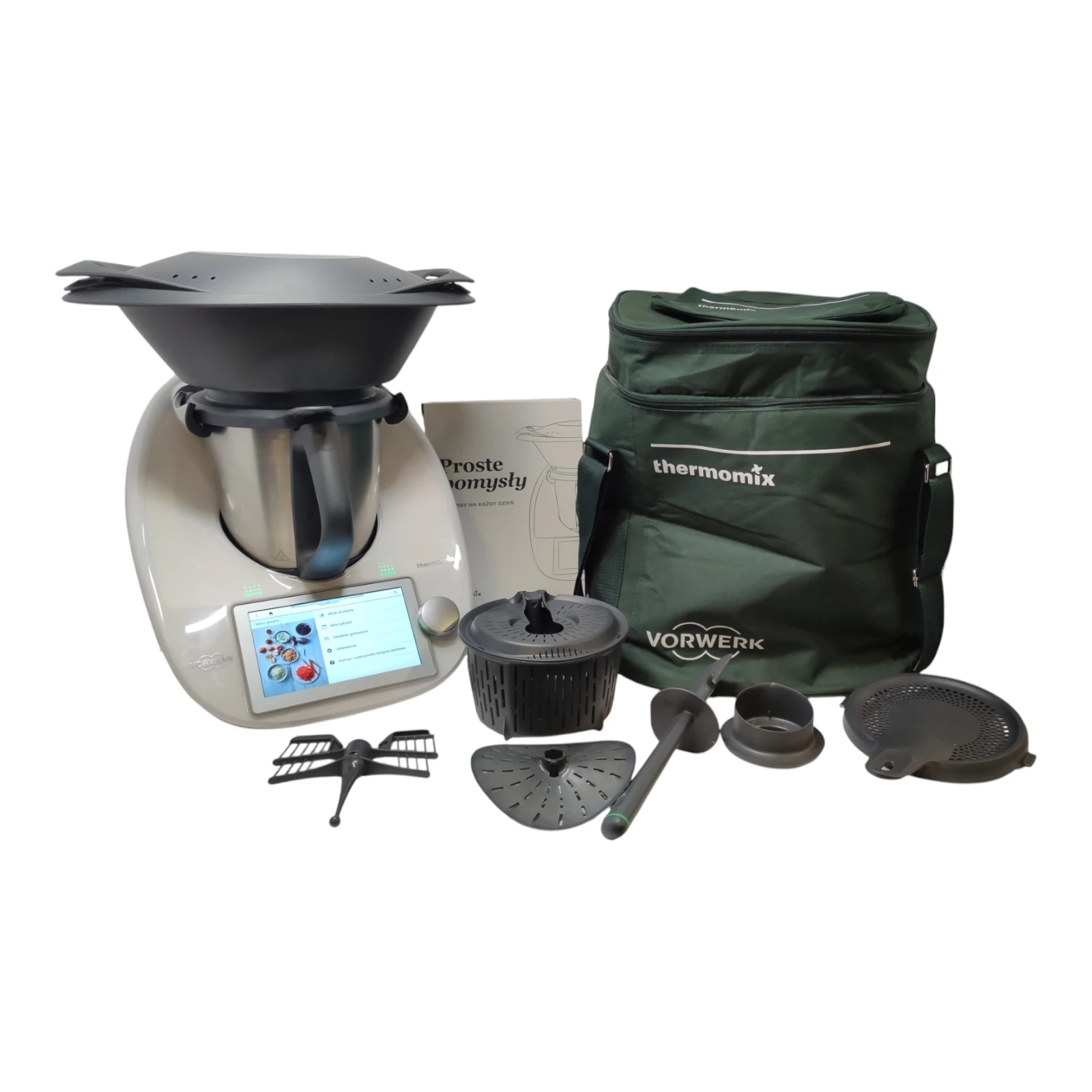 robot-thermomix-vorwerk-tm6-1500w-komplet-akcesoria-ksiazka-torba-reja-28-lebork-kwiatek