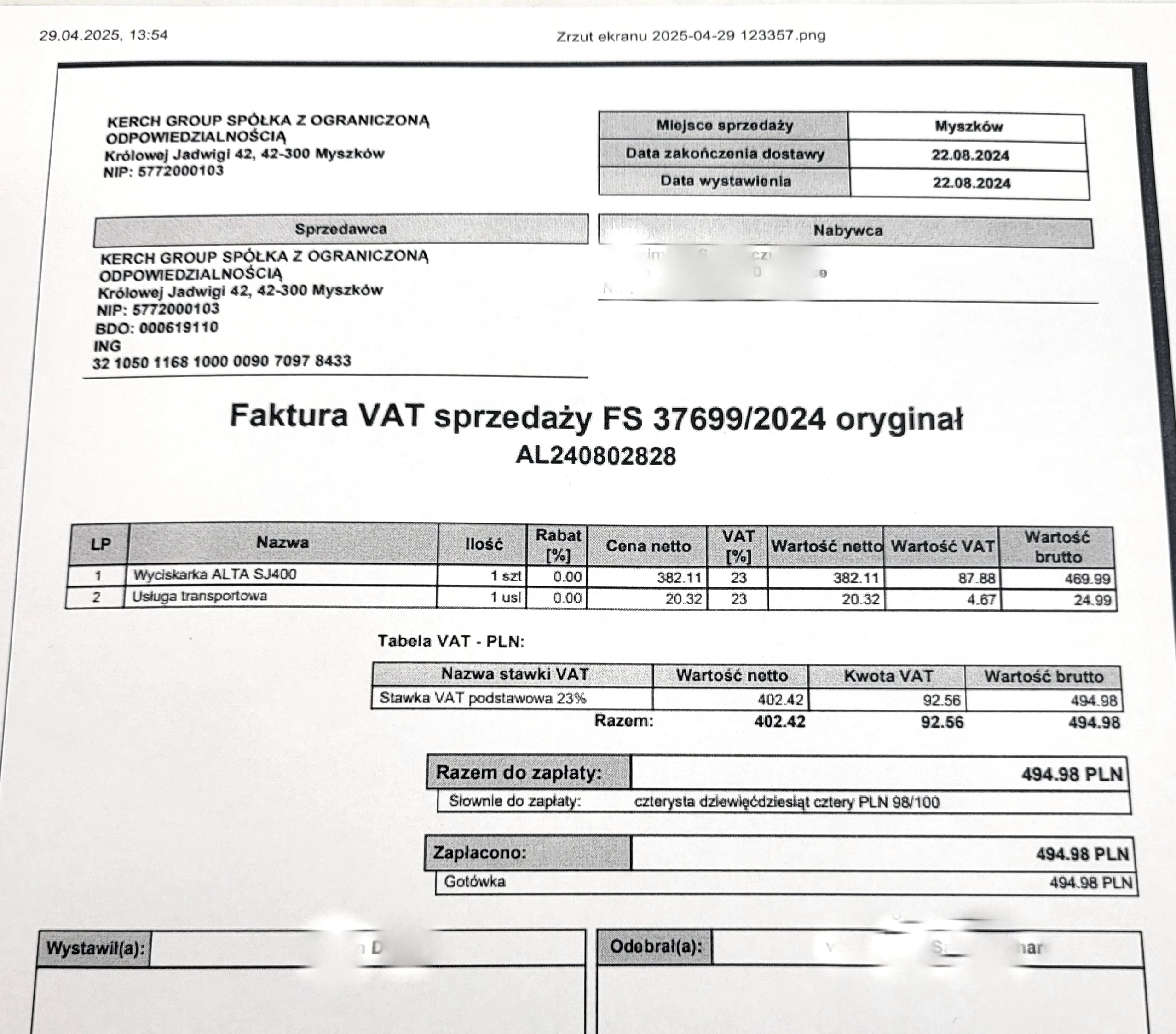wyciskarka-wolnoobrotowa-kerch-alta-sj-400-kompet-gw-ean-gtin-5903796654356