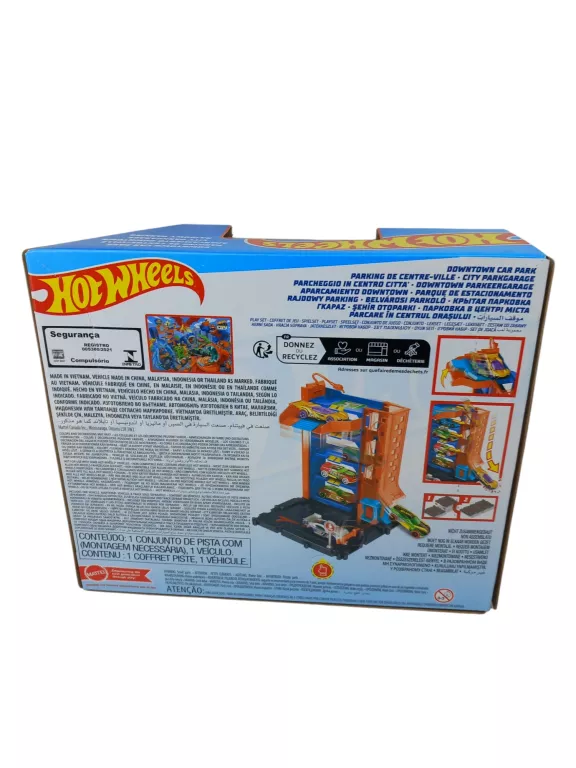 HOT WHEELS CITY RAJDOWY GARAŻ PIĘTROWY HDR28 AUTKO