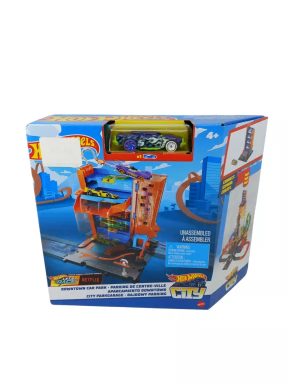 HOT WHEELS CITY RAJDOWY GARAŻ PIĘTROWY HDR28 AUTKO