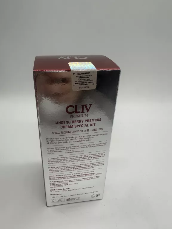 KREM CLIV GINSENG BERRY PREMIUM CREAM 50ML ZESTAW