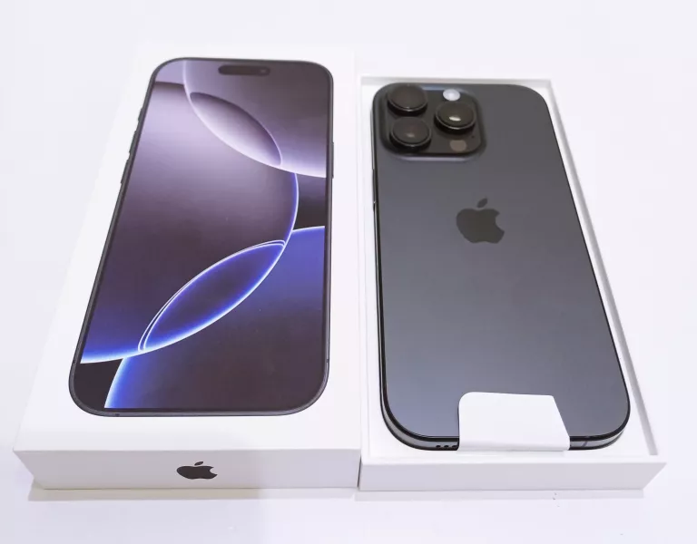 SMARTFON APPLE IPHONE 16 PRO 8 GB / 128 GB 5G CZARNY GWARANCJA!