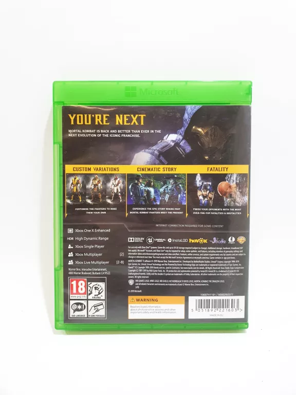 GRA XBOX ONE MORTAL KOMBAT 11