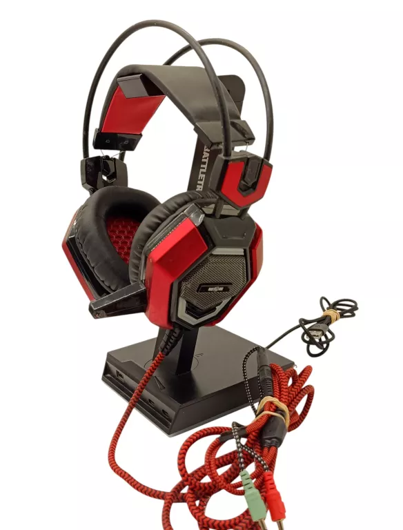 SŁUCHAWKI NAUSZNE MAD DOG GH001 + STAND BATTLETRON