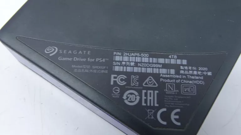 DYSK ZEWNĘTRZNY PS4 SEAGATE GAME DRIVE 4TB 2,5" USB 3.0 SRD00F1