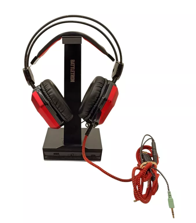 SŁUCHAWKI NAUSZNE MAD DOG GH001 + STAND BATTLETRON