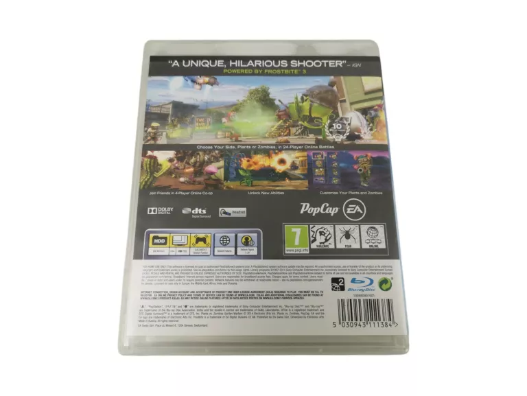 GRA PLANTS VS ZOMBIES GARDEN WARFARE PS3