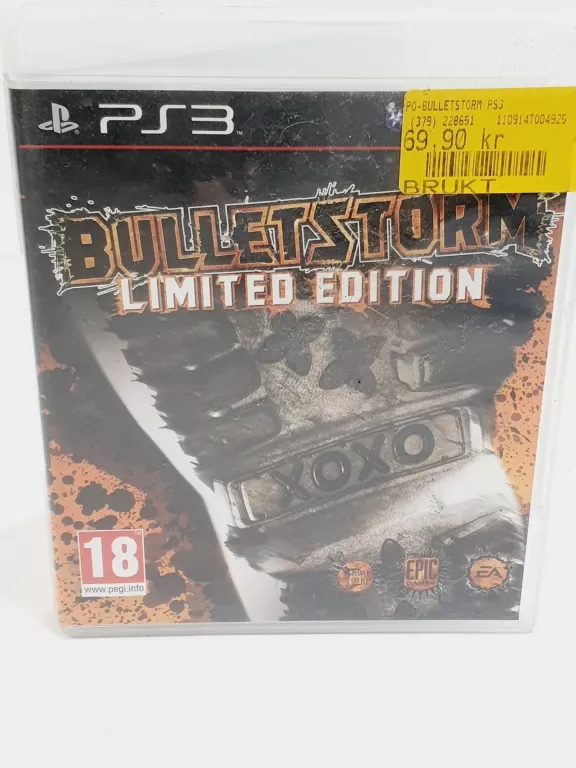 GRA PS3 BULLETSTORM LIMITED EDITION