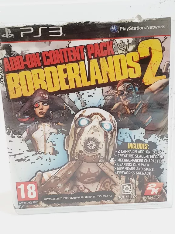 GRA PS3 BORDERLANDS 2 ADD-ON CONTENT PACK