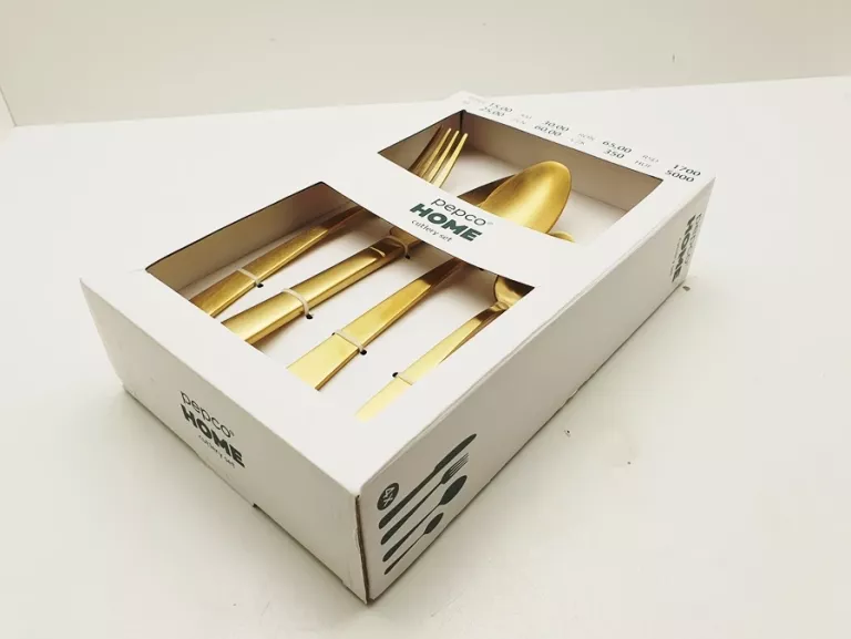KOMPLET SZTUĆCÓW PEPCO HOME 16 SZT GOLD
