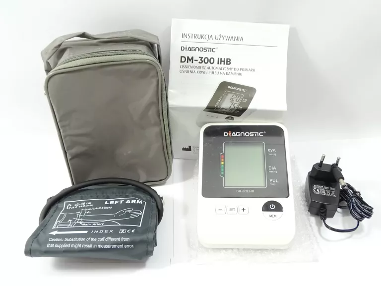 CIŚNIENIOMIERZ DIAGNOSTIC DM-300 IHB + ZASILACZ ETUI