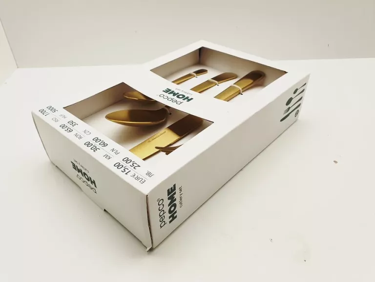 KOMPLET SZTUĆCÓW PEPCO HOME 16 SZT GOLD