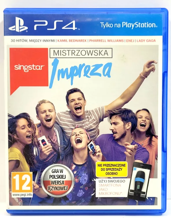 GRA PS4 SINGSTAR MISTRZOWSKA IMPREZA