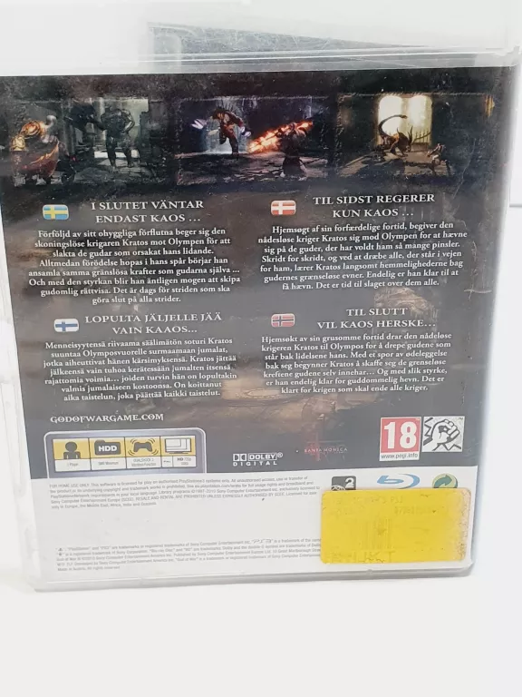 GRA PS3 GOD OF WAR III