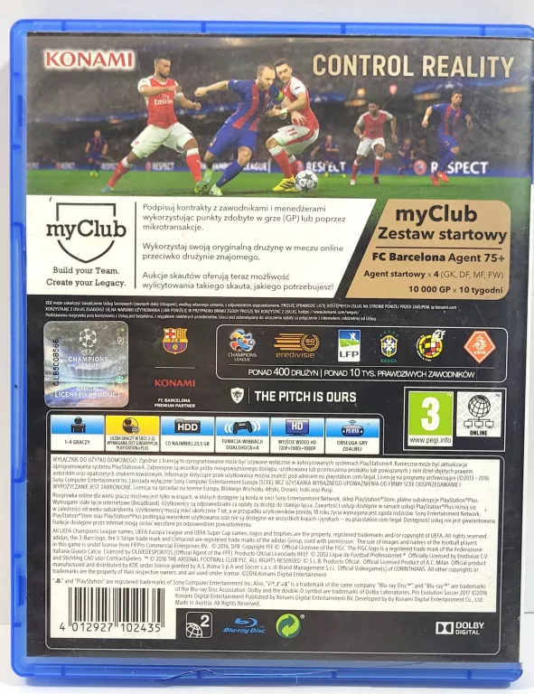 GRA PS4 PES 2017
