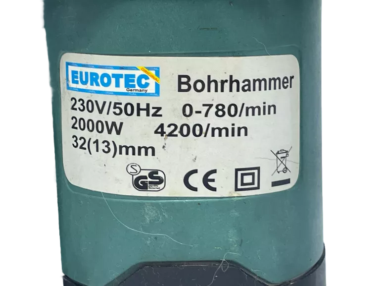 MŁOTOWIERTARKA EUROTEC RH216