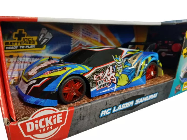 RC LASER SAMURAI DICKIE TOYS AUTO STEROWANE