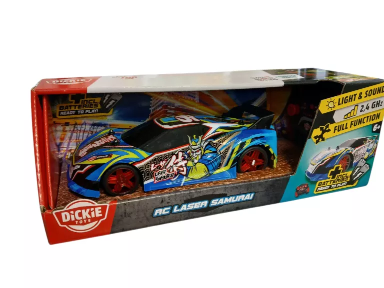 RC LASER SAMURAI DICKIE TOYS AUTO STEROWANE