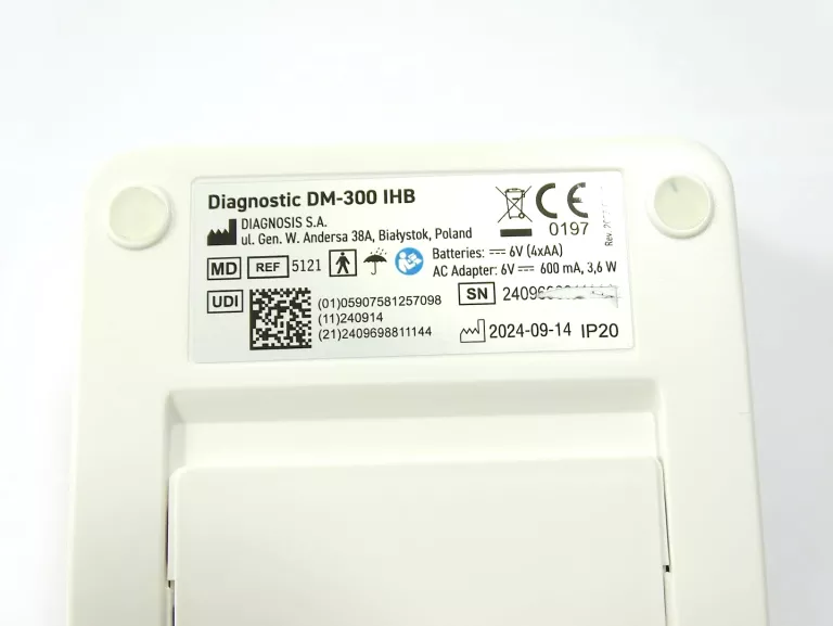 CIŚNIENIOMIERZ DIAGNOSTIC DM-300 IHB + PUDEŁKO