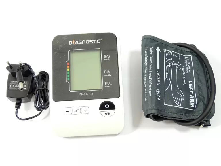 CIŚNIENIOMIERZ DIAGNOSTIC DM-300 IHB + ZASILACZ ETUI