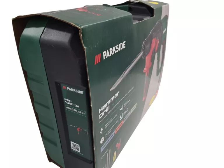 WIERTARKA UDAROWA PARKSIDE 1050W MŁOTOWIERTARKA ELEKTRYCZNA D4 + AKCESORIA