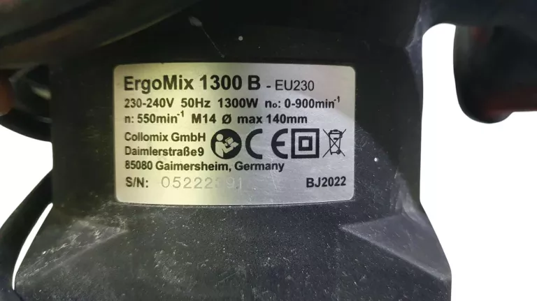 MIESZARKA COLLOMIX ERGOMIX 1300