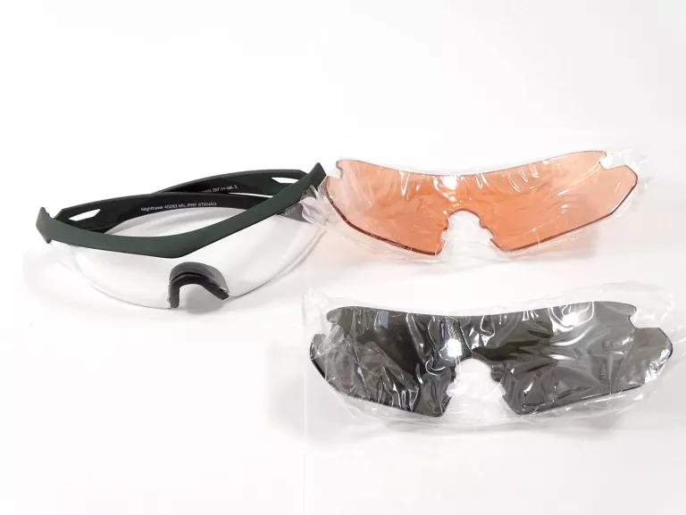 TAKTYCZNE OKULARY BALISTYCZNE OCHRONNE SWISSEYE NIGHTHAWK BLACK STRZELECKI