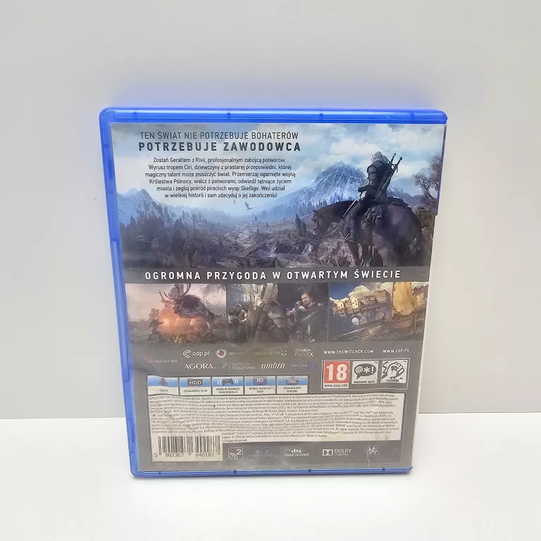 GRA PS4 - WIEDŹMIN 3 DZIKI GON