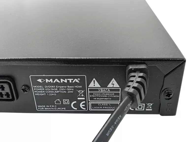 ODTWARZACZ DVD MANTA DVD-065 EMPEROR BASIC HDMI