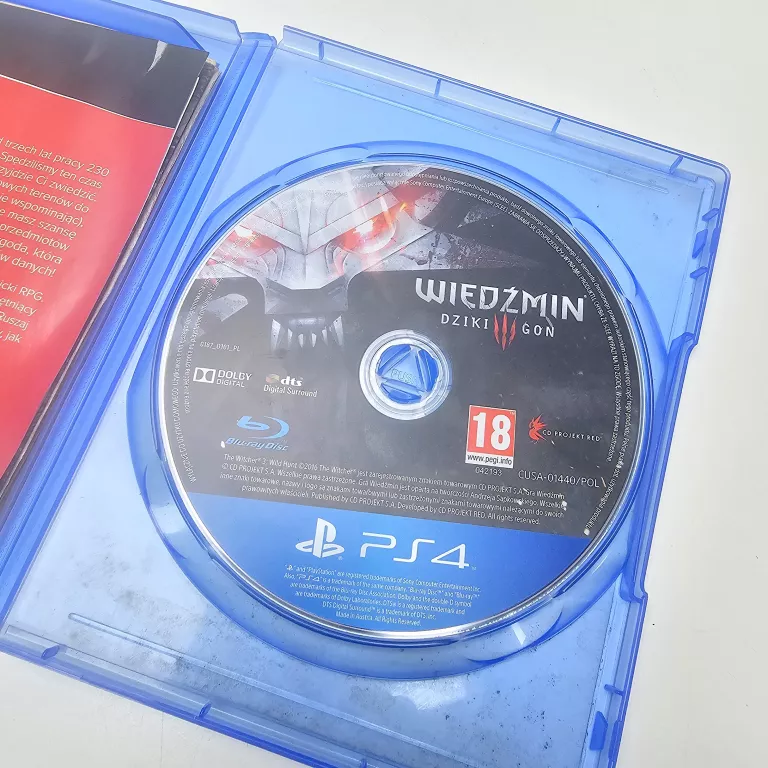 GRA PS4 - WIEDŹMIN 3 DZIKI GON