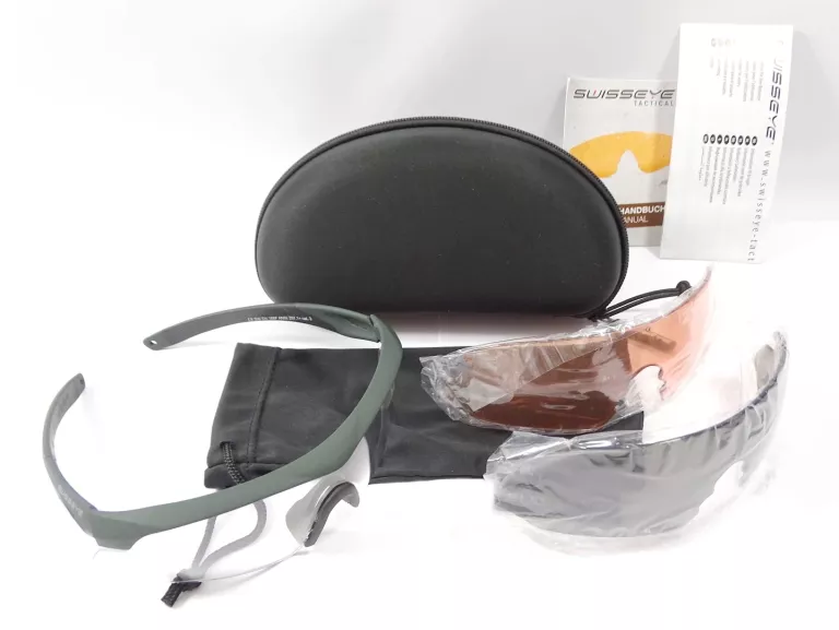 TAKTYCZNE OKULARY BALISTYCZNE OCHRONNE SWISSEYE NIGHTHAWK BLACK STRZELECKI