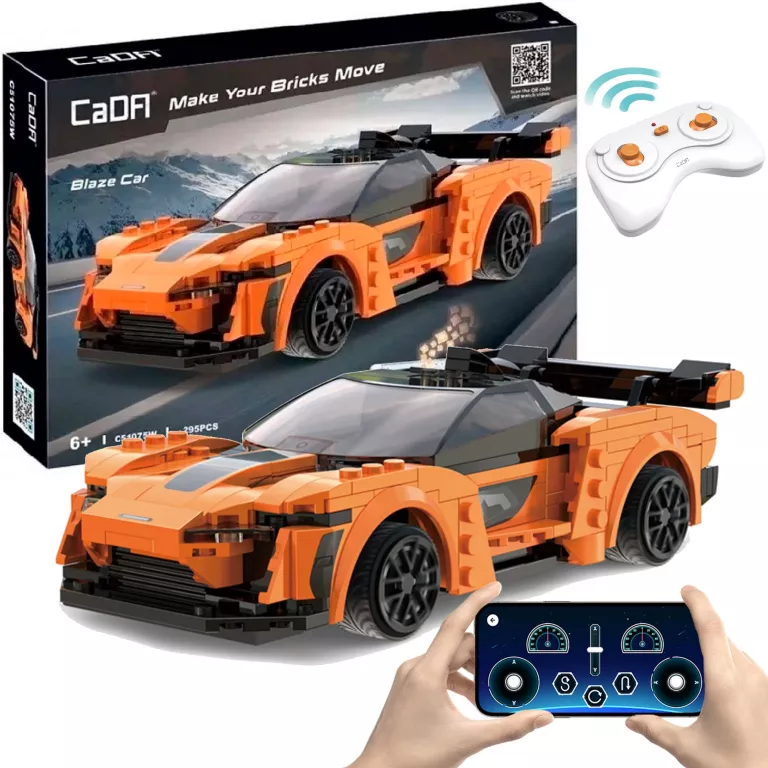 KLOCKI CADA C51075W BLAZE CAR AUTO SPORTOWE ZDALNIE STEROWANE 295 EL.