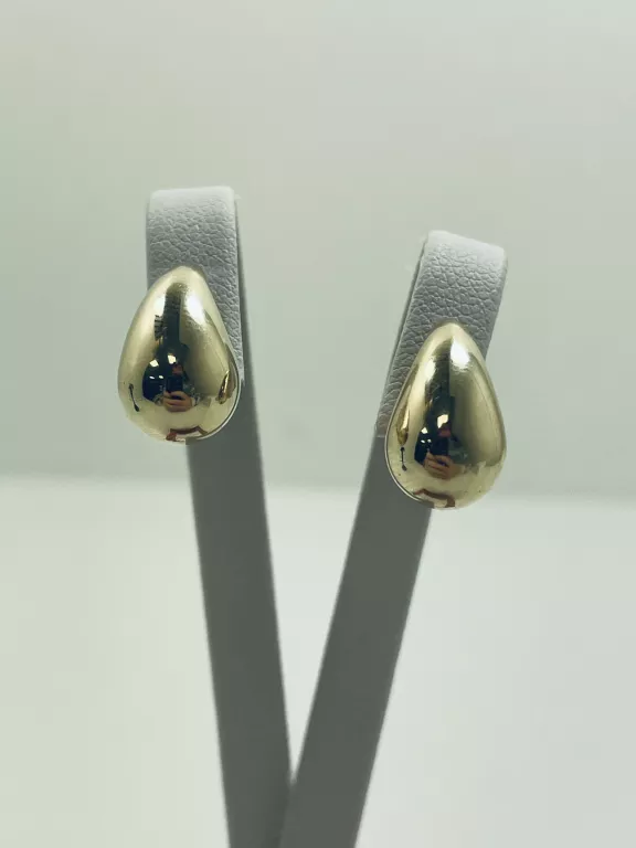 ZŁOTE KOLCZYKI KROPLE SZTYFT P.585 W.2,22 G